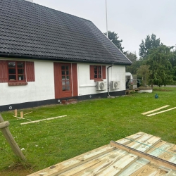 forarbejde til træterrasse