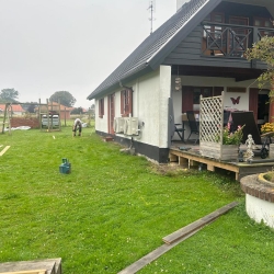 ny træterrasse begyndelse