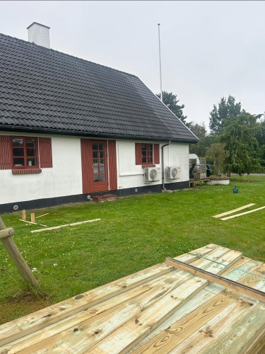 forarbejde til træterrasse