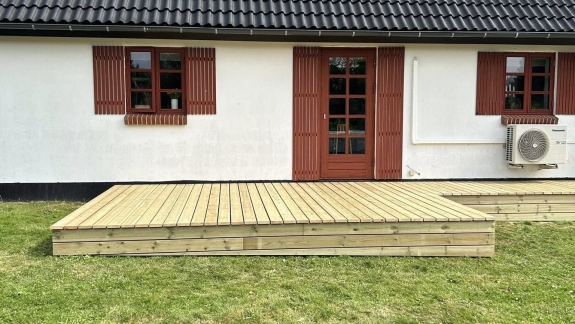 ny træterrasse