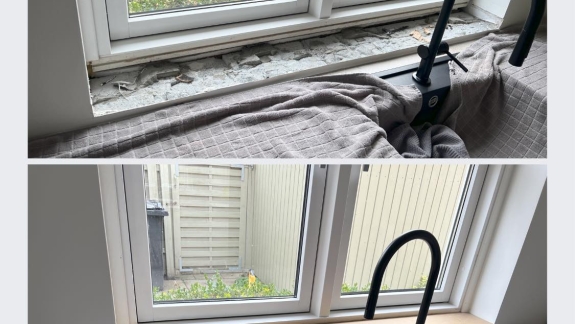 udskiftning af vinduer til køkken