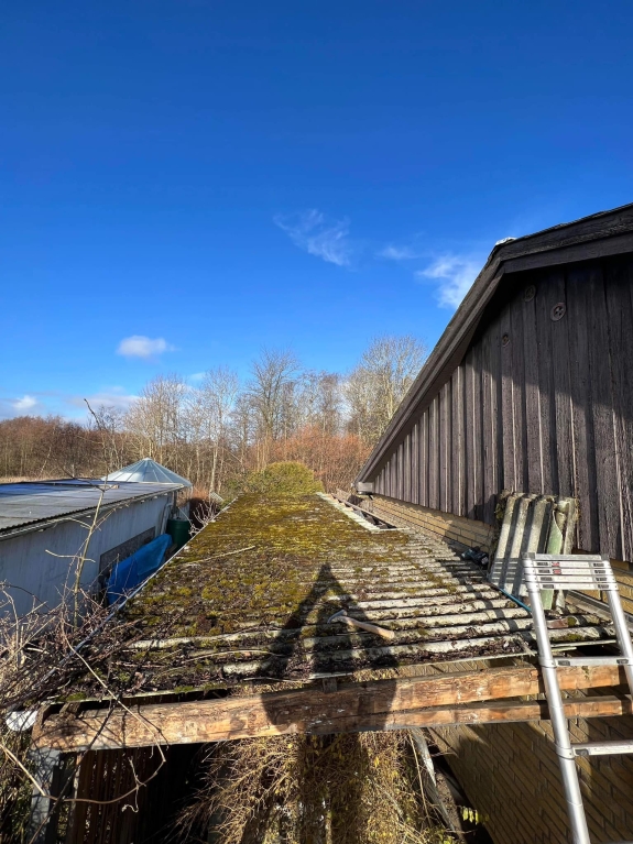 Nyt tag på carport